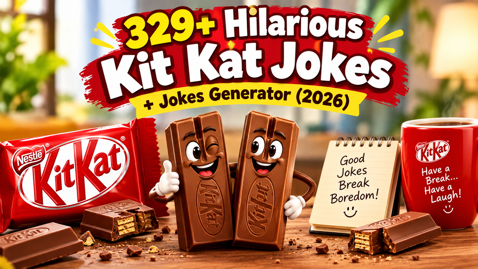 kit kat jokes with jokes generator